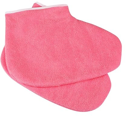 DEARMAMY Calzini L'assorbimento Piedi alla per Paraffina Terapia e Rosso Dell'umidità Mantengono Cera Calda Massimizzano Efficaci per Trattamenti Spa