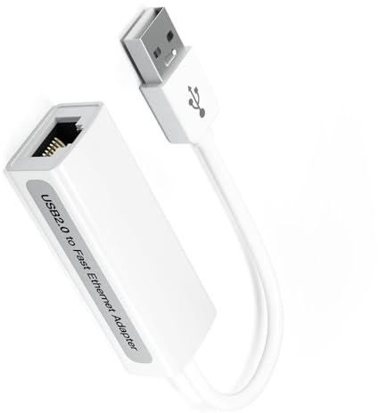 Tarjeta de red USB externa de 10/100 Mbps, USB 2.0 a RJ45, adaptador Gigabit Ethernet para tabletas, adaptador USB Ethernet