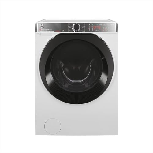 WASH&DRY 550 H5DPB6106AMBC-S-HOOVER-H – Lavasciuga 10/6 Kg, 1600 giri/min, Classe A, Connessa Wi-Fi & Bluetooth, Vapore Steam Care, Motore Inverter, Bianco, CM 85X60X58