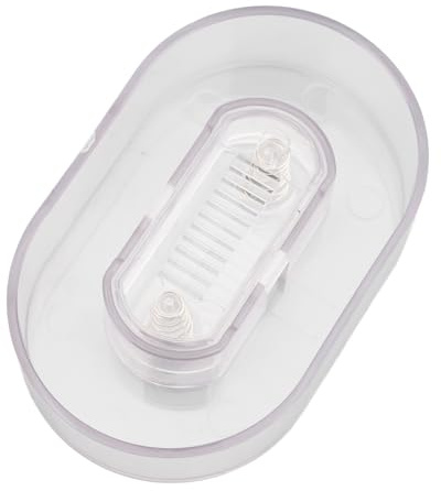 RIZGHWOY Tondeuse à Barbe Manuelle à Pousser avec Fonction Rinçage et nettoyage. Outil Portable pour Toutes les Tailles de Tondeuses, équipé D'un Filtre de Recyclage D'eau et D'un (Transparente)