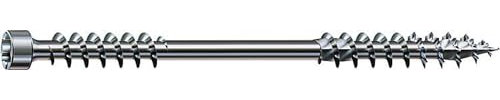 SPAX-Iso, 10 x 200 mm, 50 Stück, Fixiergewinde, Zylinderkopf, T-STAR plus T50, 4CUT, WIROX - 0491011002005