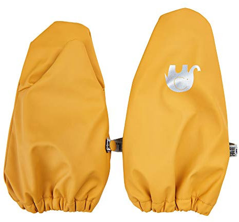 Celavi Unisex gepolsterte PU Kinderhandschuhe (Mineral Gelb, 1)