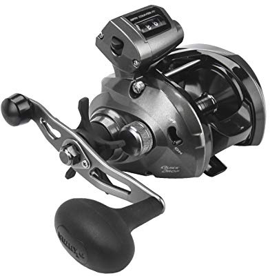 Okuma Konvektor Low Profile Schnurzähler Graphitrahmen Schlepprolle