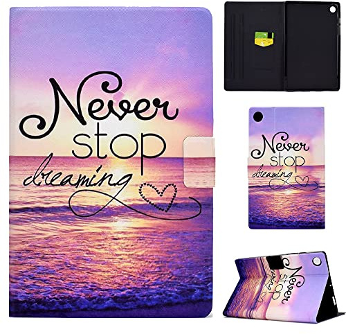 Custodia per Samsung Galaxy Tab A8 10,5 2022/2021(SM-X200/SM-X205/SM-X207), Custodia Protettiva Magnetica Cover Ultra Sottile con TPU Copertura per Samsung Galaxy Tab A8 2022/2021, Acqua di mare