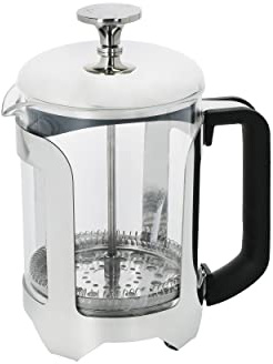 La Cafetière Roma Kaffeebereiter aus Edelstahl, 4 Tassen, silberfarben, in Geschenkverpackung