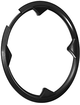 X AUTOHAUX 2 x 48 Zähne, 12 cm, 1,6 x 21,2 cm, Fahrrad-Kurbelgarnitur, Kettenrad-Schutzhülle, Schwarz