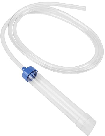 Acouto Manueller Wasserwechsler für Aquarien, 59 Zoll, PVC-Material, Kiesreiniger mit Siphonrohr