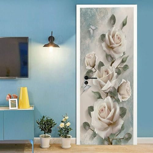 3D Türtapete Selbstklebend 90 X 200 Cm Diy Wandbild Pvc Wasserdicht Pvc Türtattoos Türposter Türaufkleber Fototapete Türfolie Für Tür,Wohnzimmer,Schlafzimmer,Küche Toilette -219563-70032