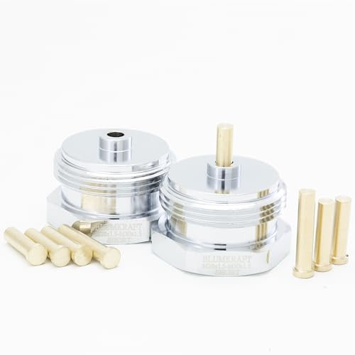 BLUMKRAFT 2 Stück Adapter aus Metall für Herz, SAR/COMAP, Schaumstoffbrücke, MYJAVA M28 x1,5 auf M30 x 1,5 für Thermostat/Thermostatkopf M30 x 1,5 männlich (M28 Short)