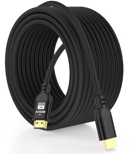 Diyanisly 4K HDMI 2.0-kabel 7M, HDMI-kabel Hög Smidig 4K@60Hz 2K@120Hz 2.1 för Dolby eARC HDCP HDR, Kompatibel Med HDTV, Bärbar Dator etc