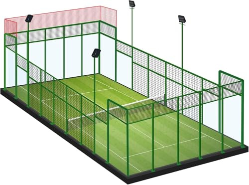 Benimeli Red Supletoria - Red de Protección para Padel, Tenis y Deportes - Malla de Seguridad - Red Rectangular de Polipropileno con Tratamiento Anti-UV (Verde, 2x14 M)