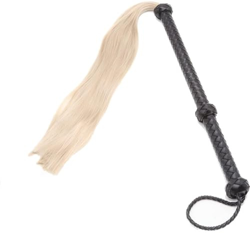 TRQOYTU SM Fouet Érotique Flogger Paddle Cuir Gland Crop Bondage Fessée Jeux De Sexe Cravache BDSM Jeu De Rôle Cosplay Partenaires Sex Toy Pour Femmes Hommes Et Couples