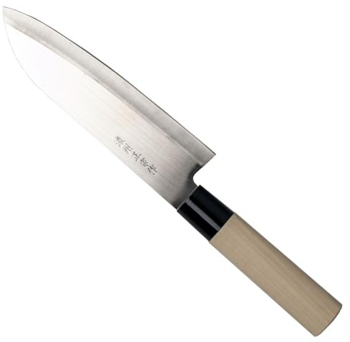 Japanische Kochmesser SANTOKU Edelstahl HRC 56 Klinge 17 cm Messer aus Japan