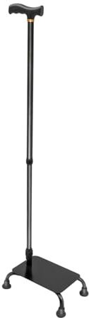 Treppenhilfe Treppensteig Hilfsstock Einstellbarer Gehstock Treppenlift Hilfe für Senioren Einstellbare Höhe: 85-105cm Schwarz