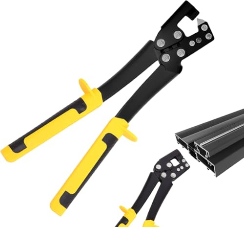 Pinza crimpatrice per bulloni in acciaio, pinza composita, per cartongesso, 300 mm, per profili metallici, cartongesso, progetti decorativi