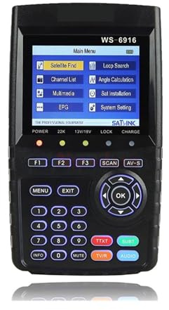 Ricevitore satellitare WS-6916 DVB-S2/S Sat Finder for MPEG-2/MPEG-4 H.265 Satfinder Misuratore del segnale