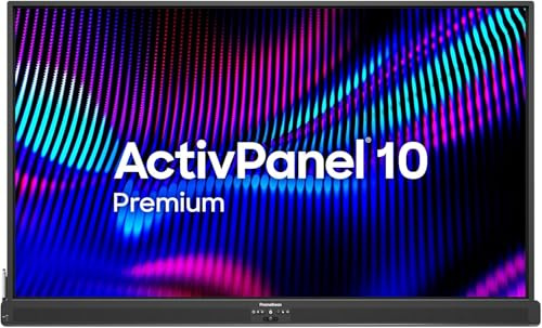 Promethean ActivPanel V10 Premium 55 Zoll Digitales Whiteboard für Büro oder Klassenzimmer, 4K UHD, interaktives Display, OS flexibles Gerät (nur Panel) (55 Zoll)