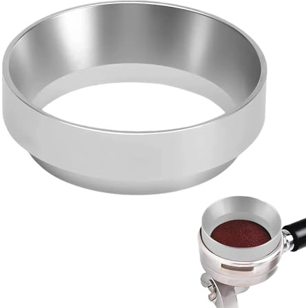 RhiVrillion anello Dosatore Caffè 51mm, Imbuto Magnetico per Macchina Espresso - Compatibile con Portafiltro 51mm, Accessori Caffè per Barista e Caffetteria Domestica