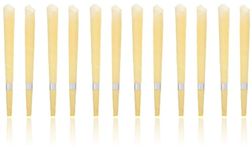 TIKODIDA 12 Varillas de Aromaterapia para Oídos Cera de Abejas, Accesorio Compacto y Práctico para Eliminar Cera, Reduce Tinnitus y Mejora, Adecuado para Cuidado Familiar