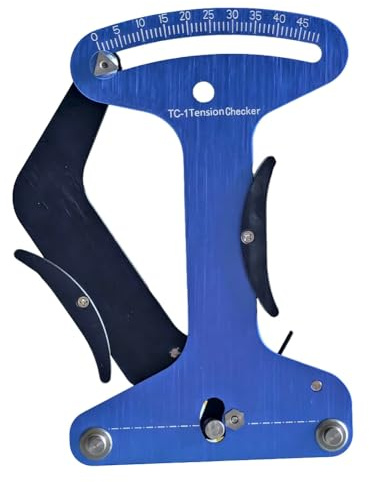 Jnchdghwa Misuratore di Tensione dei Raggi per Bicicletta Stradale Strumento di Regolazione per Riparazione Ruote Strumento di Misurazione con Calibro di Specifica