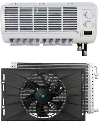 Climatiseur portatif ， Climatiseur Mural Universel, 24V, Avec Ventilateur, Adapté Aux Camions, Tracteurs, Pelles Et Autres Véhicules Lourds