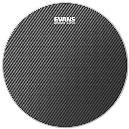 Evans Hybrid Grey Marching Snaredrumfell, grau, 13 Zoll