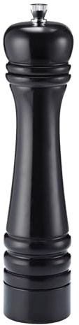 Westmark Salz- und Pfeffermühle, Mit Keramikmahlwerk, Höhe: 24 cm, Buchenholz, Schwarz, 63682260