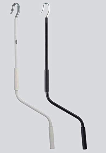 Asta di Manovra per tende da sole - Manovella. Colore Bianco da 180cm