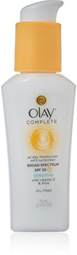 Olay Complete Defense Daily UV Moisturizer SPF 30, Sensitive Skin 2.5 fl oz (75 ml) (Körpersonnenschutz)