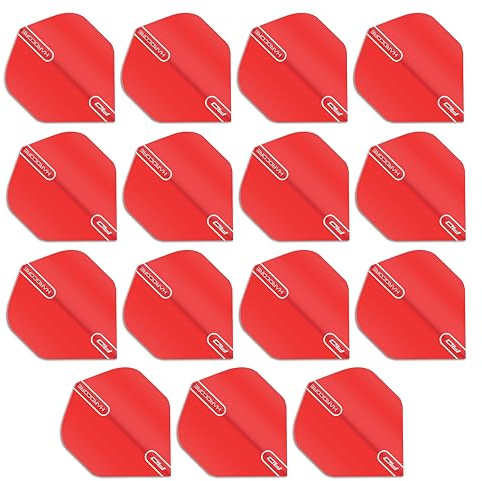 RED DRAGON Hardcore XT Colours Extra Thick Standard Dart Flights - (5 Sätze pro Packung)
