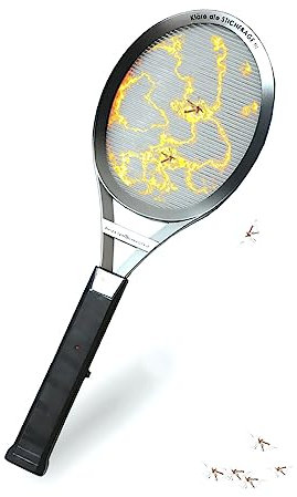 InsektenSchröter elektrische Fliegenklatsche elektrisch extra stark Insektenvernichter Fliegenfänger Insect Killer Insekten Schröter 7901 Mückenklatsche inkl. Tragetasche