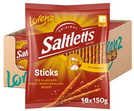LORENZ | Saltletts Sticks Classic | 18 x 150 g | vegan