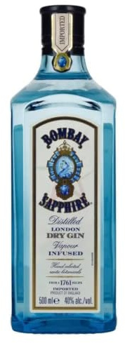 Bombay Sapphire London Dry Gin, 50 cl
