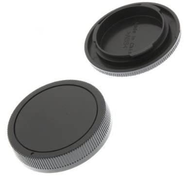 Body Cap & Rear Lens Cap to fit Canon EOS M Mirrorless System Cameras and EF-M Mount Lenses