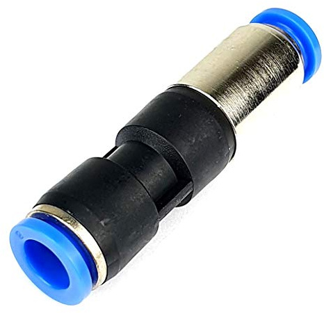 Pneumatik Rückschlagventil mit Steckanschluss 6 mm - Druckluft Verbinder 15 bar Temperaturbereich -20°C bis +80°C für Schlauch