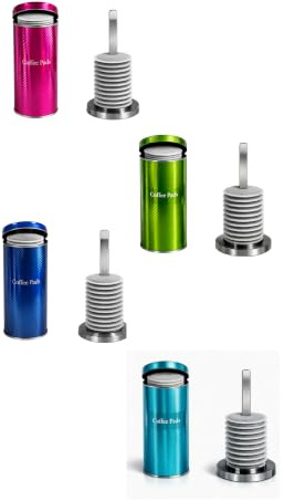 WAK 61001 Coffee Metalldose Time I 4fach Sortiert, 4Stück neu jetzt mit Padheber