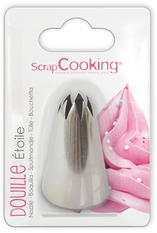 Scrapcooking 1802 Douille Etoile Inox Argent 14 x 10,8 x 3,2 cm, Étoile