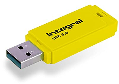 Integral 32GB Neon Yellow USB 3.2 Gen 1 Flash Drive