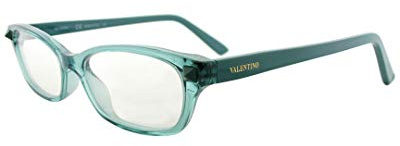 Valentino V2695 Rechteckig Brillengestelle 52, Türkis