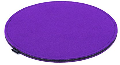 Rob&Raf Sitzkissen 40cm Sitzauflage Stuhlauflage Filzauflage Filz Violett 3 Schichten Rund Modern 11mm Stuhl Garten Zuhause