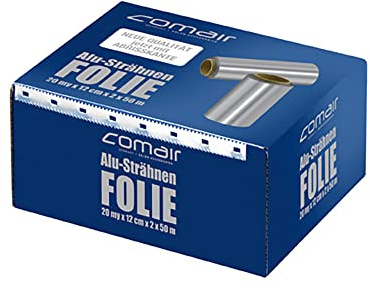 Comair Alufolie Silber / 2 Rollen a 50 Meter Alufolie Silber / 2 Rollen a 50 Meter, 12 cm breit
