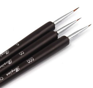 3 Fine Painting Brushes Cake Decorating Modelling Tool Icing Brush Sugarcraft