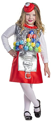 Dress Up America Kaugummiautomaten-Kostüm Für Mädchen – Wunderschönes Verkleidungsset Für Rollenspiele