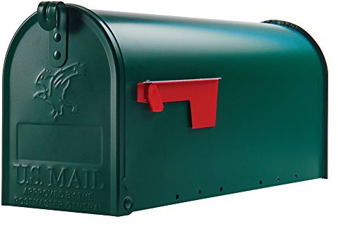 Original U.S. Mailbox - Elite - Stahl Briefkasten grün T1