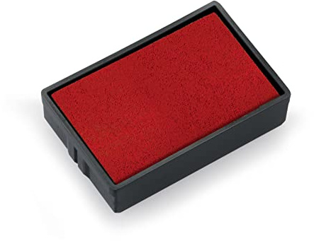 Trodat Ersatzkissen 6/4850 einfach und sauber wechselbar – Set mit 2 Stempelkissen in rot, dokumentenechte Tinte auf Wasserbasis, für die Stempel Modelle trodat Printy 4850 und 4850/L