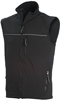 Coverguard - Softshell travail väst väst väst svart andningsbar YANG REFLECT 2XL svart