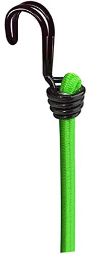 MASTER LOCK Cavi Elastici con Ganci [Confezione da 2 Pezzi] [Corda 80 cm] [Gancio Invertito] 3021EURDAT - Ideale per Giardinaggio, Trasporto, Trasloco, Campeggio