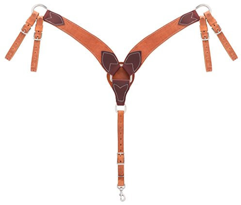 Weaver Leder Harness und Latigo Leder Roper Brust Halsband, Burgund