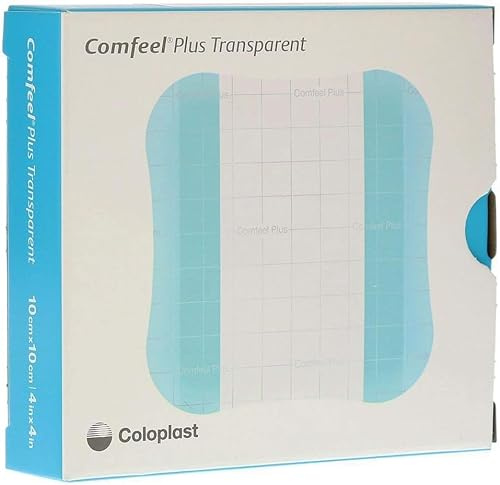 Comfeel Plus Transparent Dressing 4x4 (Box of 10), Coloplast 33533