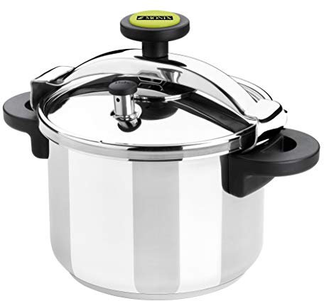 Monix M530002 Olla, 18/10, Negro, Acero Inoxidable, 22 cm